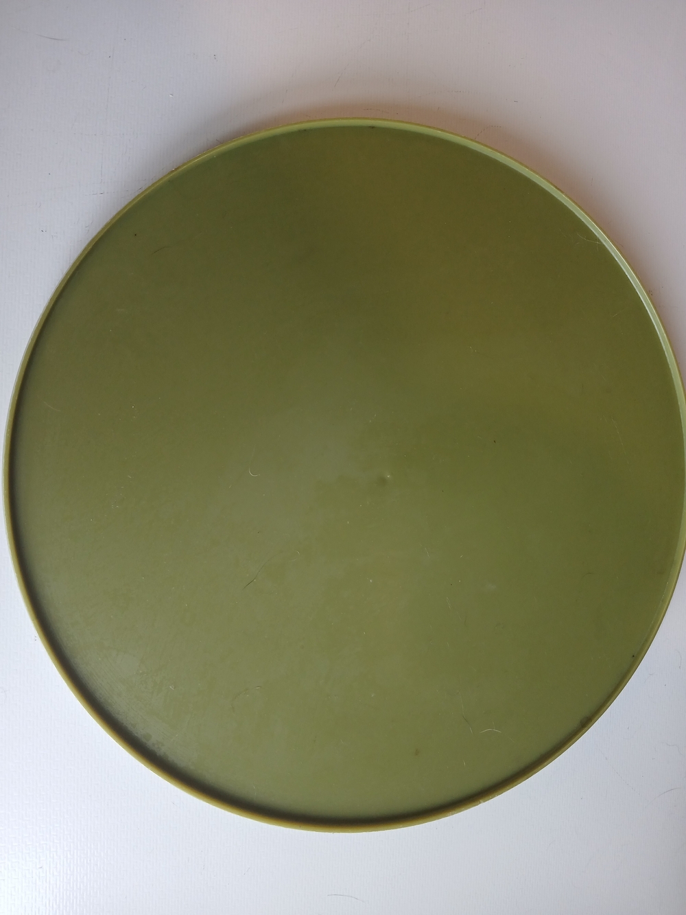 Rubbermaid Lazy Susan 10.5” Turntable Round Avocado Green #2725 -VINTAGE